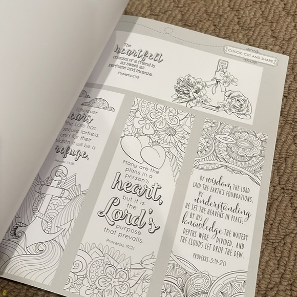 💕Wisdom of Proverbs Colouring Book - Picture 8 of 8